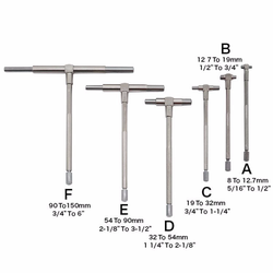 Bộ cử đo lỗ đo đường kính trong 8  150mm 6 pcs Sale khủng
