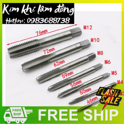 Bộ mũi khoan taro ren 7 cây