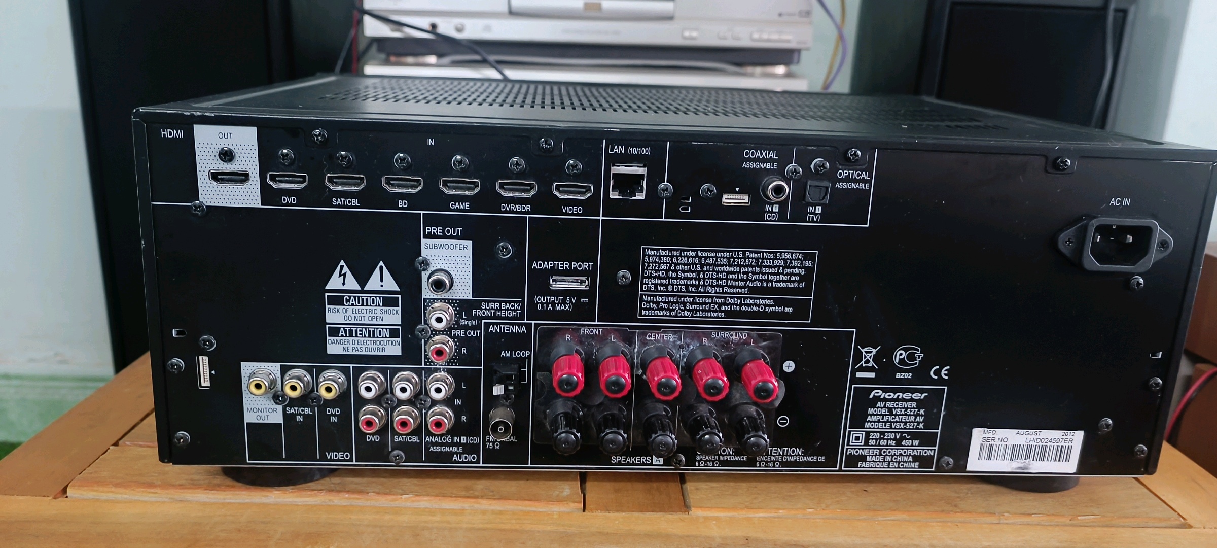 Amply số 6.1 Harman Kardon xuất châu âu điện 230v - 4