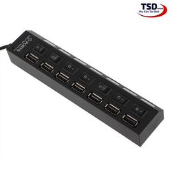 Hub USB 7 cổng có công tắc Tắt - Mở Sale khủng