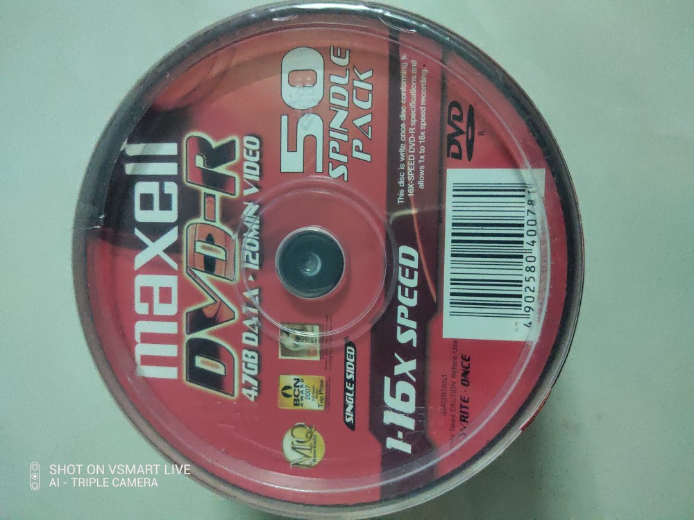 Hình ảnh ĐĨA TRẮNG DVD MAXCELL HỘP 10C