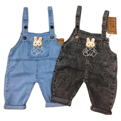 [Mẫu mới] Yếm bò jeans cho bé trai gái 6 đến 15 kg