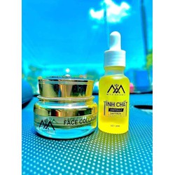 Combo Kem Face Collagen Cá Hồi DNA Luxury và tinh chất Ampoule Saffron dưỡng trắng da mềm mịn, chống lão hóa chính hãng MeeA Organic