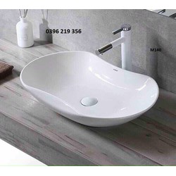 Bồn lavabo thuyền trắng-lavabo dương bàn