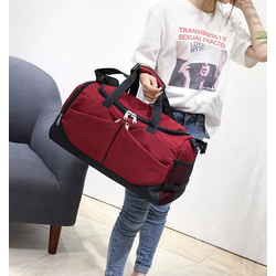 Túi Trống Du Lịch Vải Bố Chống Thấm Nước, Tặng Kèm Khóa Số MiNi Chống Trộm size 51cm
