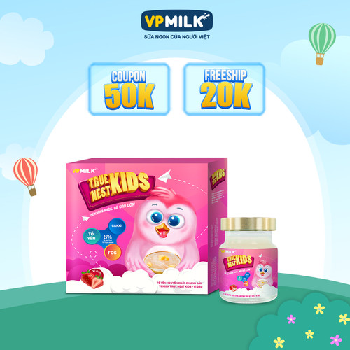 Tổ Yến Nguyên Chất Chưng Sẵn VPMilk True Nest Kids Vị Dâu (Combo 6 lọ x 70 ml) – , SKU-YEK26070 – sendo.vn 🛒Top1Shop🛒 🇻🇳Top1Vietnam🇻🇳 🛍🛒 🇻🇳🇻🇳🇻🇳🛍🛒