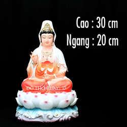 [ Cao 30 cm ] TƯỢNG  QUAN ÂM - CHẤT LIỆU COMPOSITE CAO CẤP - NHẬP KHẨU ĐÀI LOAN
