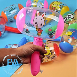 Đồ Chơi Búa Bơm Hơi Hoạt Hình Có Lục Lạc leng keng Và Kèn Phát Tiếng Kêu Vui Nhộn Cho Bé 22 Cm