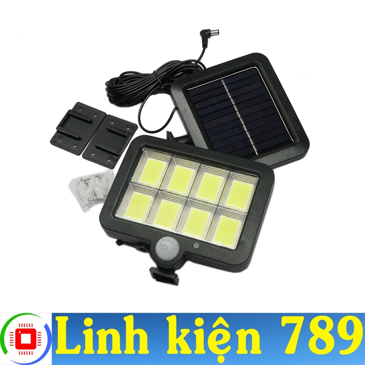 Hình ảnh Đèn LED năng lượng mặt trời 8 khoang 160 LED COB