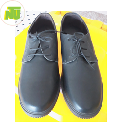 Giày da đầu bếp có dây - màu đen [Siêu Sale]