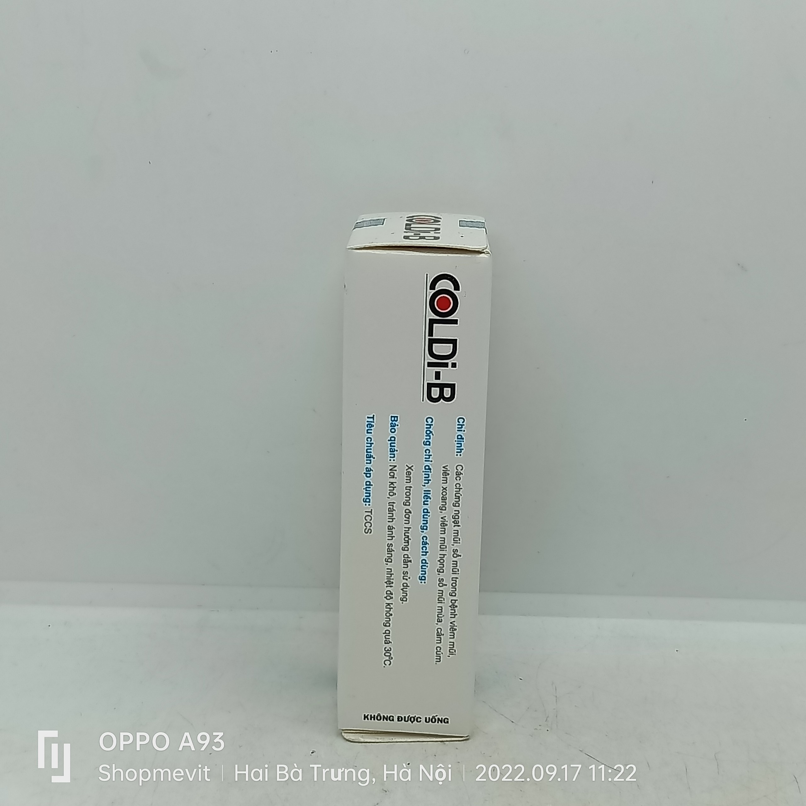 Xịt mũi COlDI-B lọ 15ml (Mã SP: SP000461)
