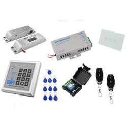 Combo khóa chốt 2 thanh + đầu đọc RFID kèm thẻ và điều khiển đóng mở bằng wifi qua điện thoại