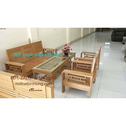 Bộ bàn ghế gỗ sồi nga