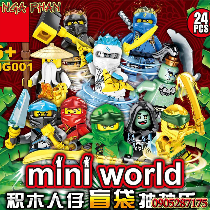 Minifigures Nhân Vật Ninjago Siêu Đẹp Đồ Chơi Xếp Hình Lắp Ráp Non-Lego Mg  Moc Diy - Giá Sendo Khuyến Mãi: 15,000Đ - Mua Ngay! - Tư Vấn Mua Sắm & Tiêu