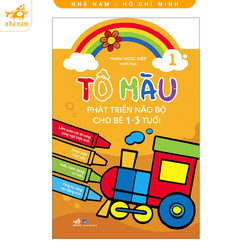 Sách - Tô màu phát triển não bộ cho bé 1-5 tuổi Tập 1 (Nhã Nam HCM)
