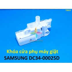 Khóa cửa phụ DC34-00025D cho máy giặt SAMSUNG