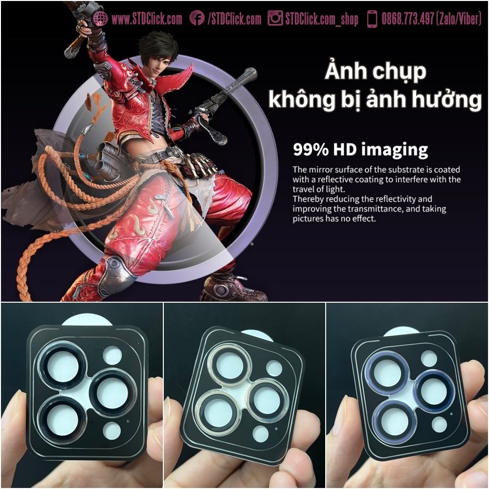 Hình ảnh KÍNH CAMERA IPHONE 14 PRO MAX - 14 PRO - 14 PLUS - 14 MINI URR AUTOBOT 3D AR SIÊU MỎNG CHÍNH HÃNG