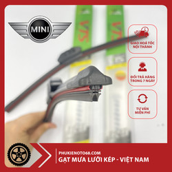 Gạt mưa lưỡi kép cao cấp xe hơi,ô tô MINI