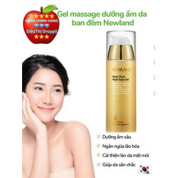 Gel massage dưỡng ẩm da ban đêm Newland Hàn Quốc. Thương hiệu nổi tiếng thuần thiên nhiên