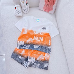 Bộ quần áo cho bé trai-mẫu loang màu cá tính chất vải mát mịn cho bé từ 10kg đến 32kg-HOÀNG NAM KIDS – BOLOANGMAU