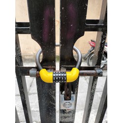 Khóa dây 5 số chống trộm xe đạp, máy, khóa cổng, cửa kính cực chắc chắn loại to