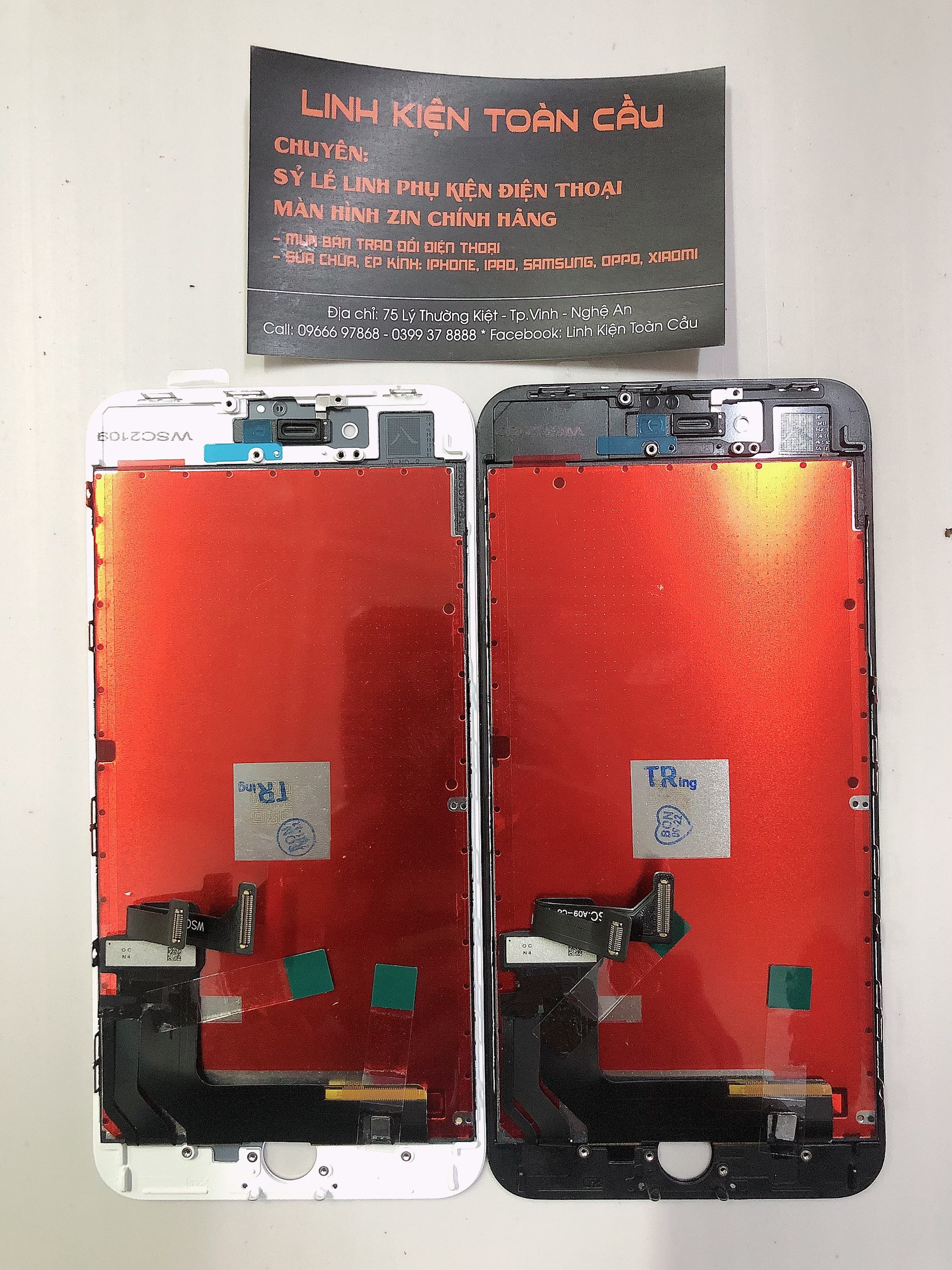 Hình ảnh Màn hình IPHONE 8Plus New Full bộ màu đen trắng Bảo hành 3 tháng Tặng kèm keo dán màn+tua vít sữa chữa+cường lực+que chọc sim