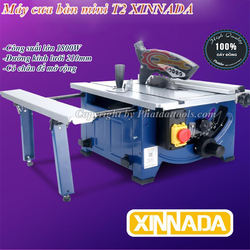 Máy cưa gỗ bàn mini XINNADA T2-Công suất 1800W-Hàng chính hãng-Bảo hành 6 tháng