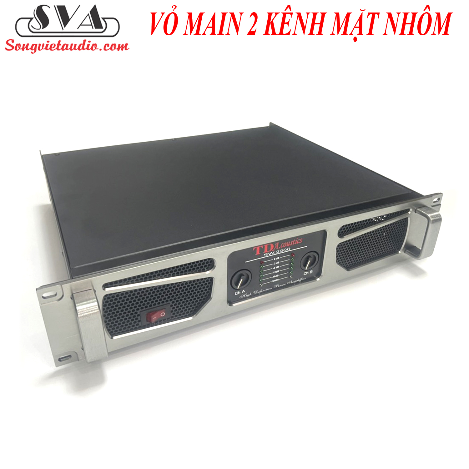 Hình ảnh VỎ MAIN 2 KÊNH MẶT NHÔM - SW2200