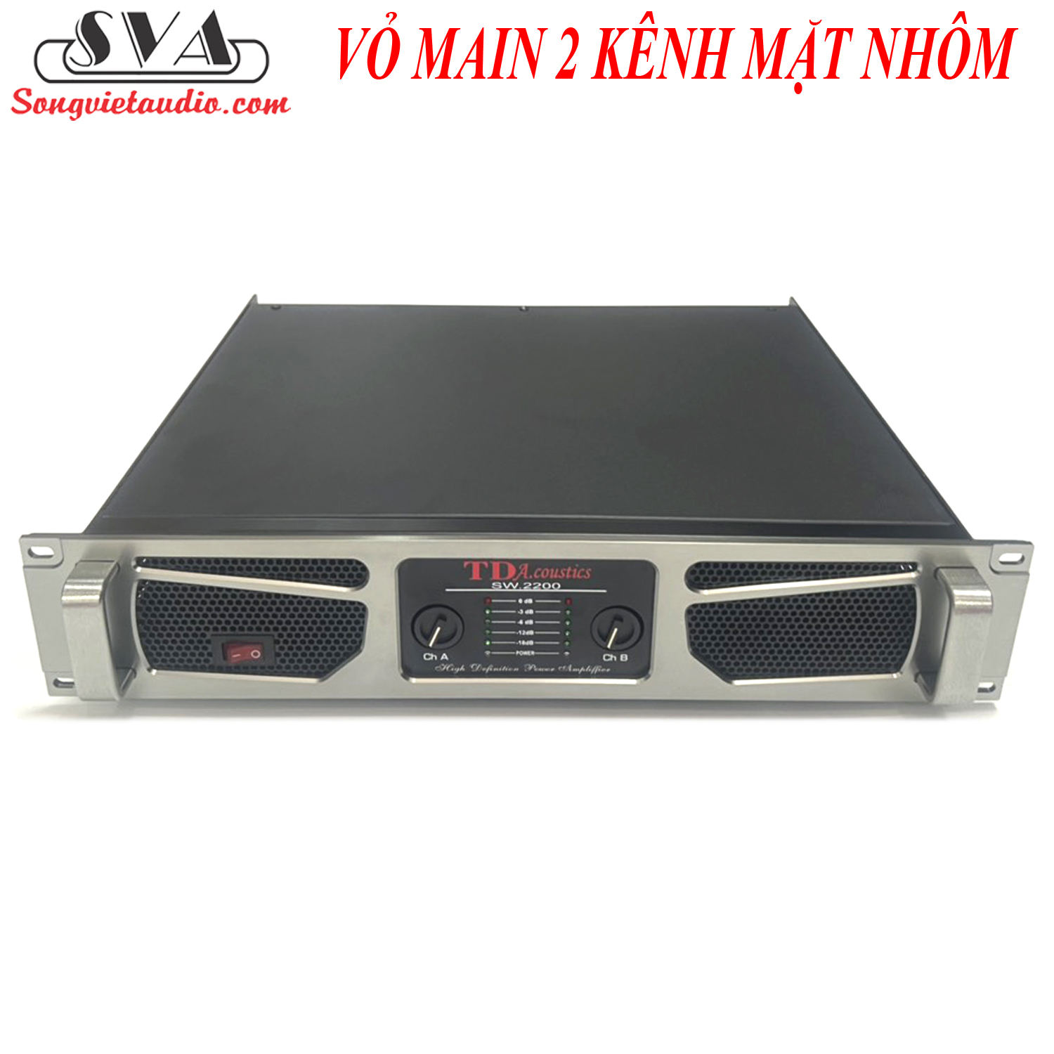 Hình ảnh VỎ MAIN 2 KÊNH MẶT NHÔM - SW2200