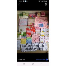 combo đồ dùng đi sanh 30 món  y hình