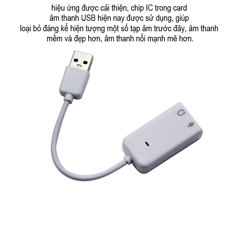 Hình ảnh USB Sound 7.1 Có dây dùng cho máy tính