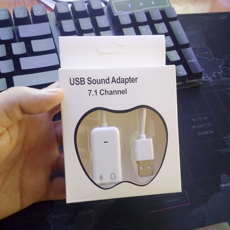 Hình ảnh USB Sound 7.1 Có dây dùng cho máy tính