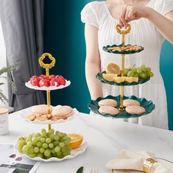 Khay Mứt 3 Tầng, Khuôn Đựng Bánh Kẹo Hoa Quả 3 Tầng Bằng Nhựa Cao Cấp Sang Trọng