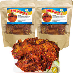 1kg khô bò miếng mềm cay chuẩn vị bò thật không pha trộn đảm bảo chất lượng thơm ngon TPS