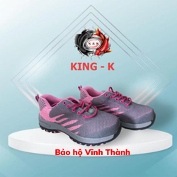 Giày bảo hộ chống đinh thời trang màu hồng