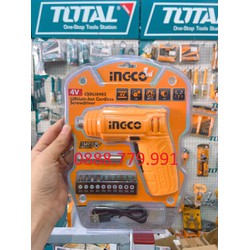 Máy siết vít dùng pin lithium 4v ingco csdli0402
