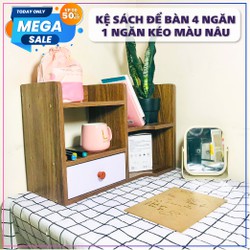 Kệ sách để bàn 4 NGĂN