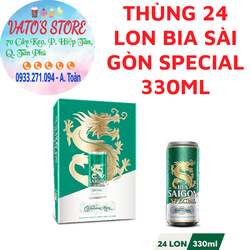 Thùng 24 lon bia Sài Gòn Special 330ml / Lốc 6 lon bia SAIGON Special 330ml