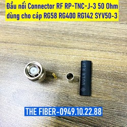 Jack TNC RP-TNC cao tần dùng cho cáp RG58 RG400 RG142 SYV50-3 (01 Cái)