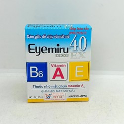 Nhỏ mắt Eyemiru 40 EX Lion hỗ trợ giảm mỏi mắt, mờ mắt (15ml)