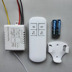 Công tắc điều khiển từ xa không dây RF 2 cổng mẫu mới 2023 bắt sóng khoẻ xuyên tường độ bền cao