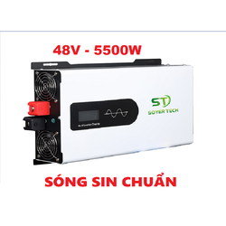 Bộ chuyển đổi điện Sin Chuẩn 5500W-Bộ Đổi Nguồn 48V sang 220V 5500w-SOYER TECH