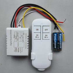 Công tắc điều khiển từ xa không dây RF 1 cổng Mẫu mới 2023 dùng pin tiểu tiện dụng bắt sóng khoẻ độ bền cao
