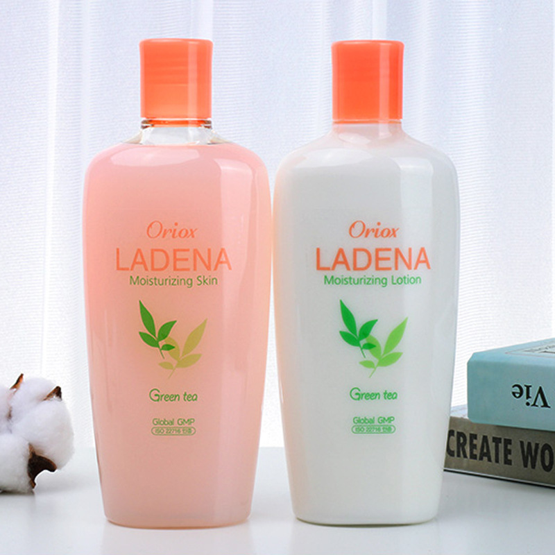 Hình ảnh Sữa dưỡng thể trà xanh Oriox Ladena Lotion dưỡng sáng da ban đêm Hàn Quốc 390ml [Được kiểm hàng] 109886048