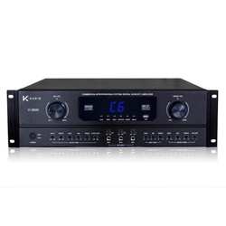 Đẩy liền vang Âm ly liền vang VK-audio Model V2600, năm 2022, 24 sò ,công xuất 1400W hay đẹp tiện dụng có blutooth optical chức năng chống hú mic.