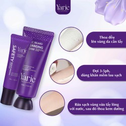 KEM TẨY LÔNG YARIC TẢY ĐƯỢC RÂU VÀ VÙNG NHẠY CẢM