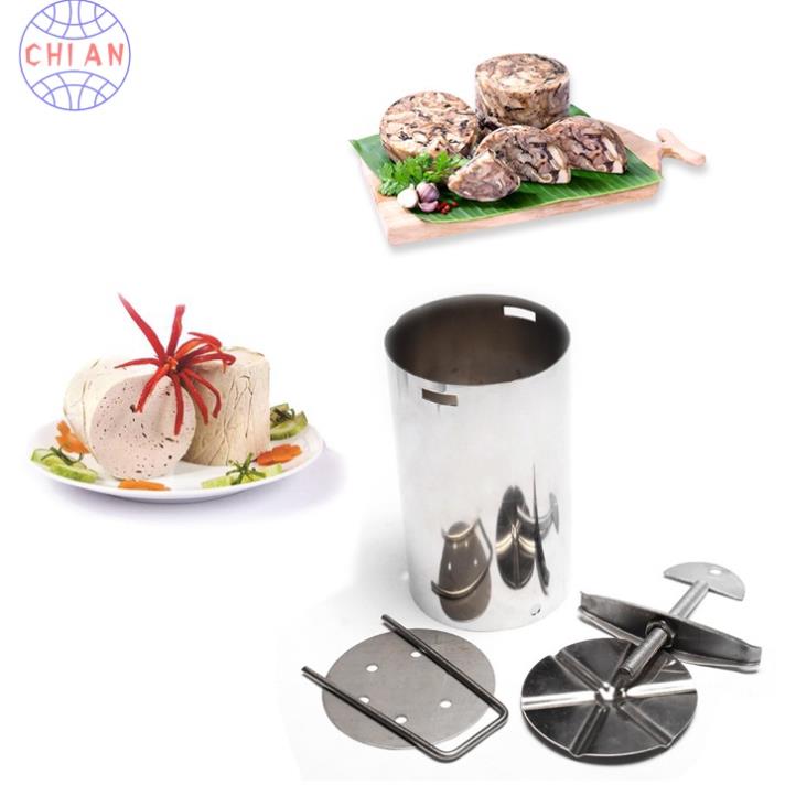 Hình ảnh Khuôn làm giò đủ cỡ - 1kg  2kg - Khuôn giò xào  giò thủ  giò đông-Chất liệu inox xịn ..