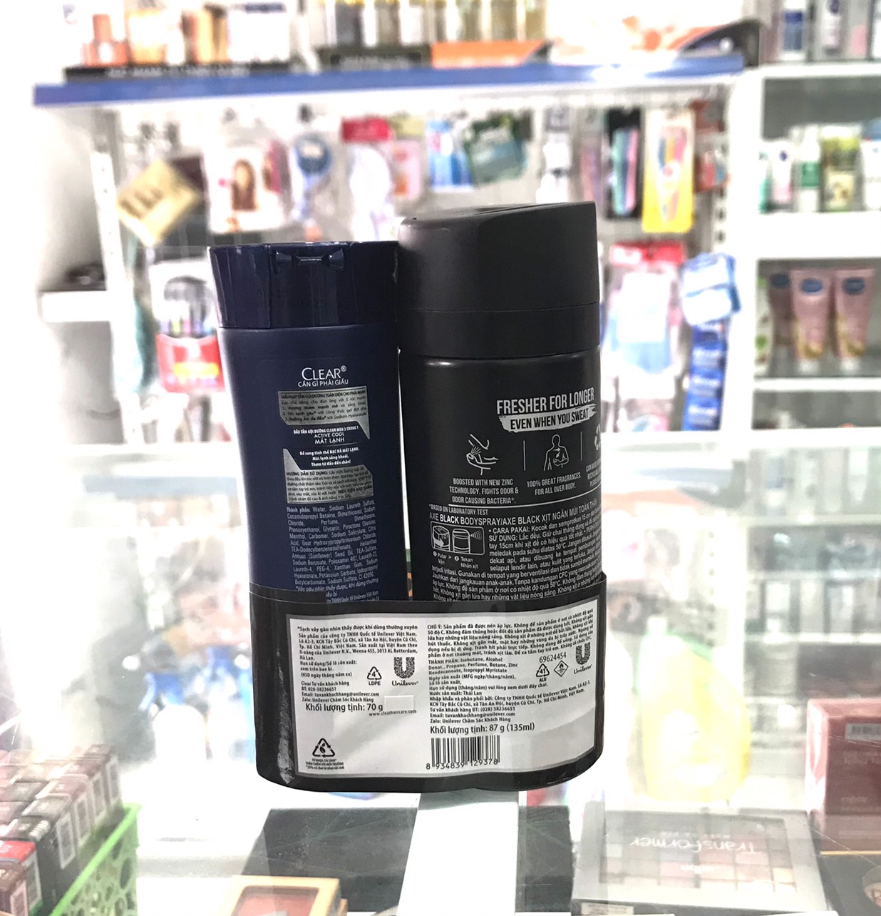 Xịt khử mùi toàn thân Axe Black Australia 150ml (Mã SP: Axe Black)