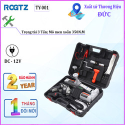 Bộ nâng kích gầm điện và máy siết ốc ô tô đa năng 2 trong 1. Thương hiệu Đức cao cấp ROGTZ _ TY-001