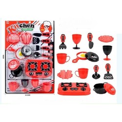 Vỉ Đồ chơi Nhà Bếp Bằng Nhựa Cho Bé Học Nấu Ăn 72 Chi Tiết